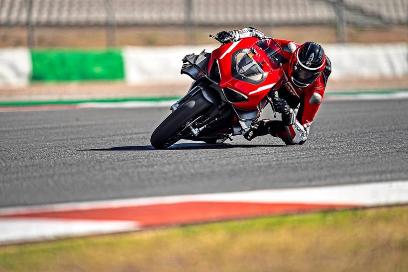 Cornering on the Ducati Superleggera V4