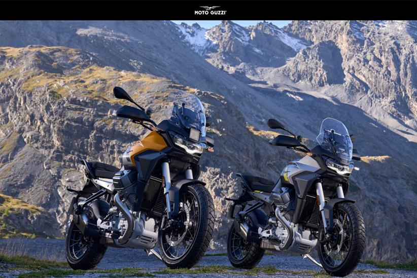 Moto Guzzi Stelvio shown online