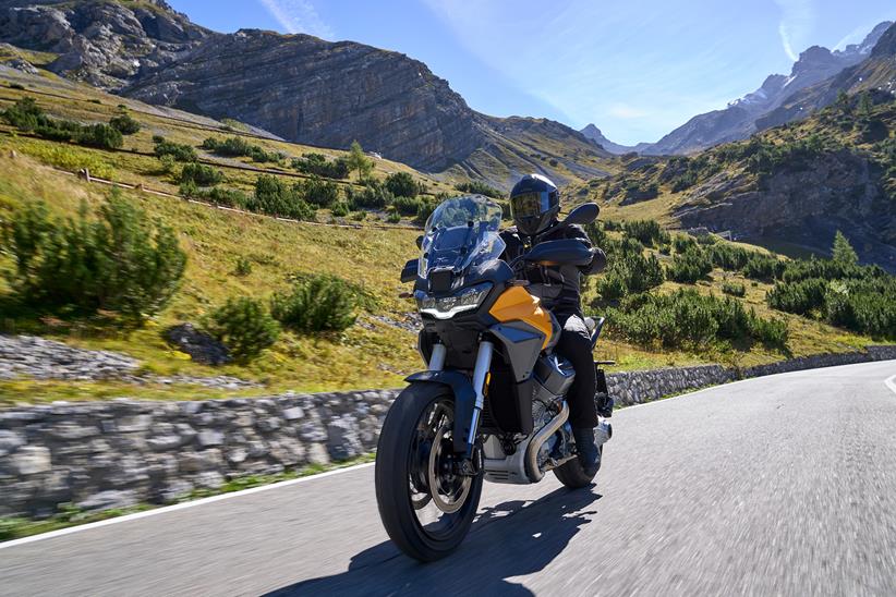 Stelvio -front on road