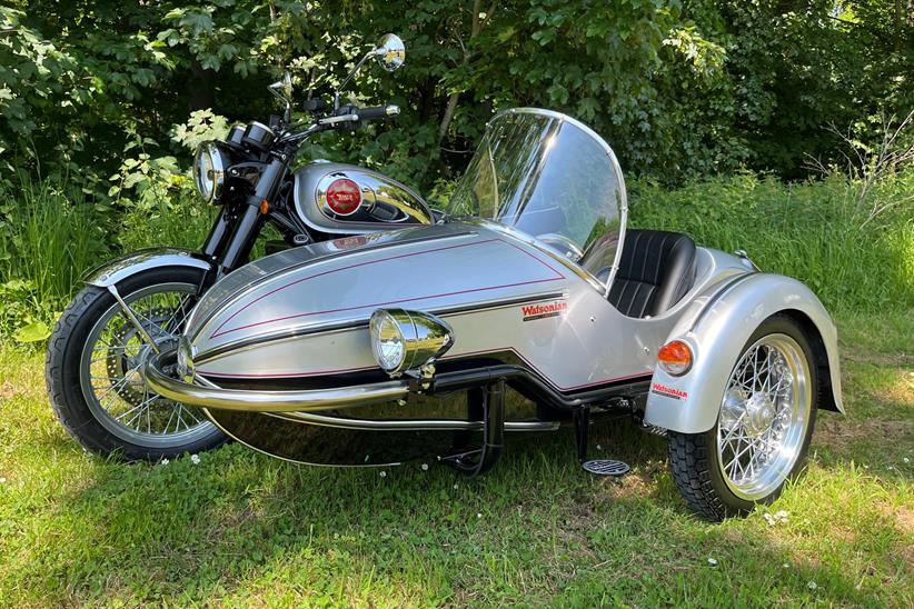 Watsonian Gran Prix sidecar on a BSA Gold Star