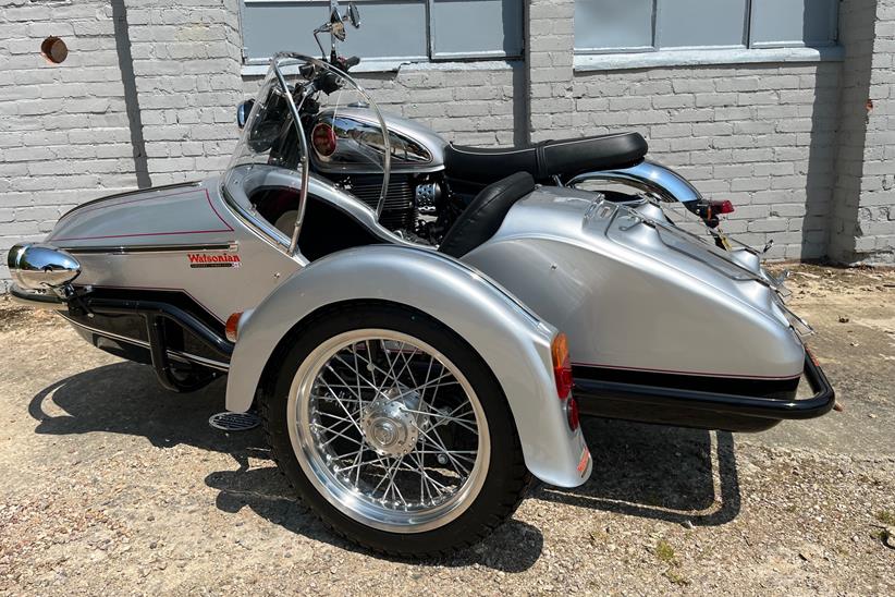 Watsonian Gran Prix sidecar on a BSA Gold Star