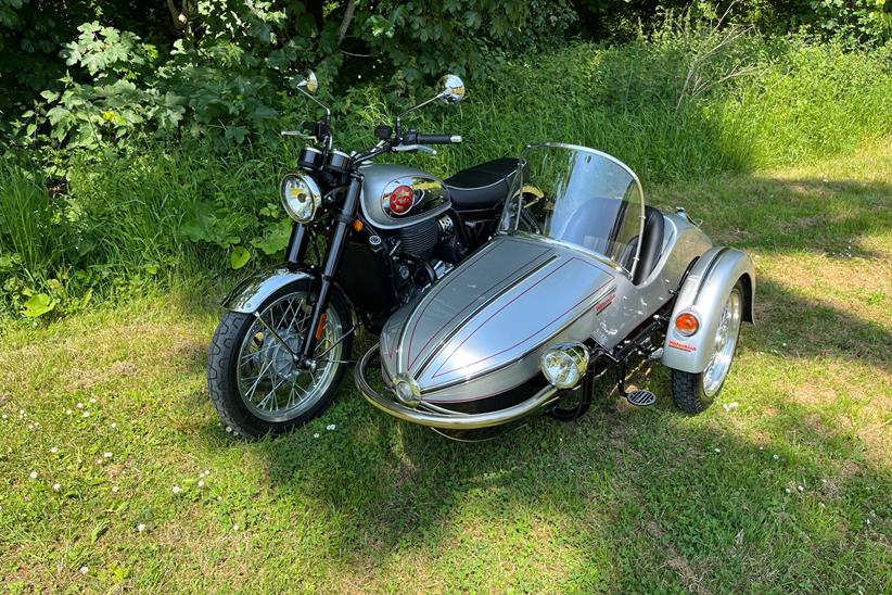 Watsonian Gran Prix sidecar on a BSA Gold Star