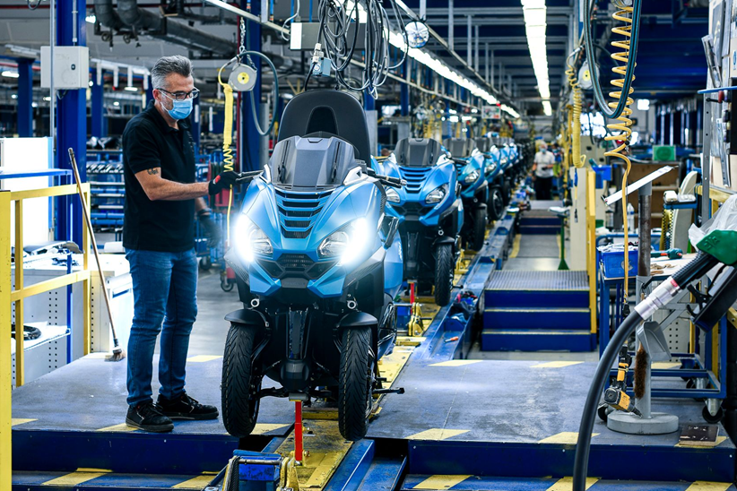 Peugeot Motocycle production line