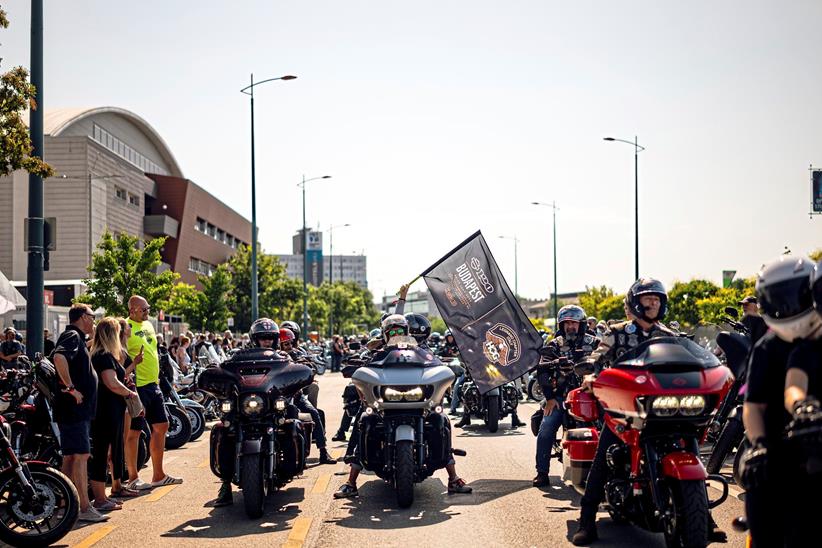 Harley-Davidson Budapest Birthday Bash riders