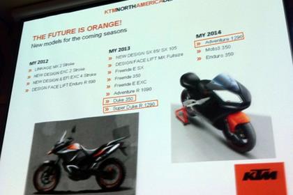 KTM new models leak