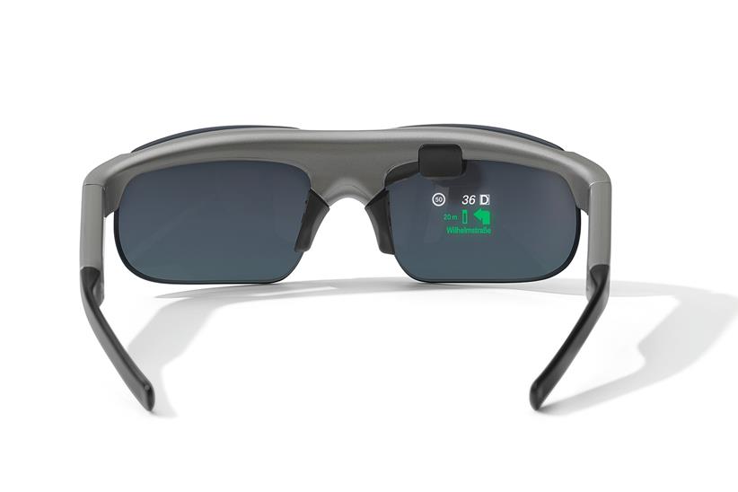 BMW ConnectedRide Smartglasses with head-up display (HUD)