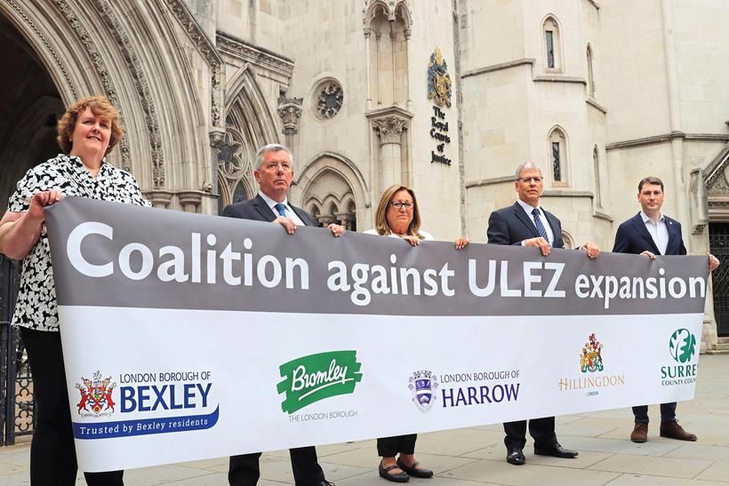 Councils unite to challenge ULEZ in court