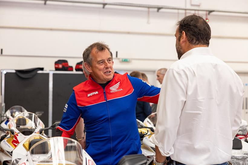 Special Fireblades were signed by John McGuinness