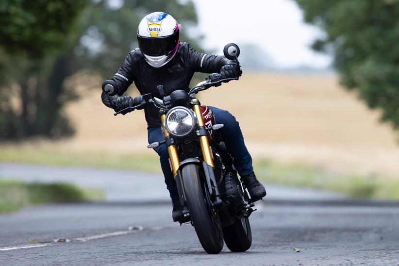 Triumph Speed 400 on the road