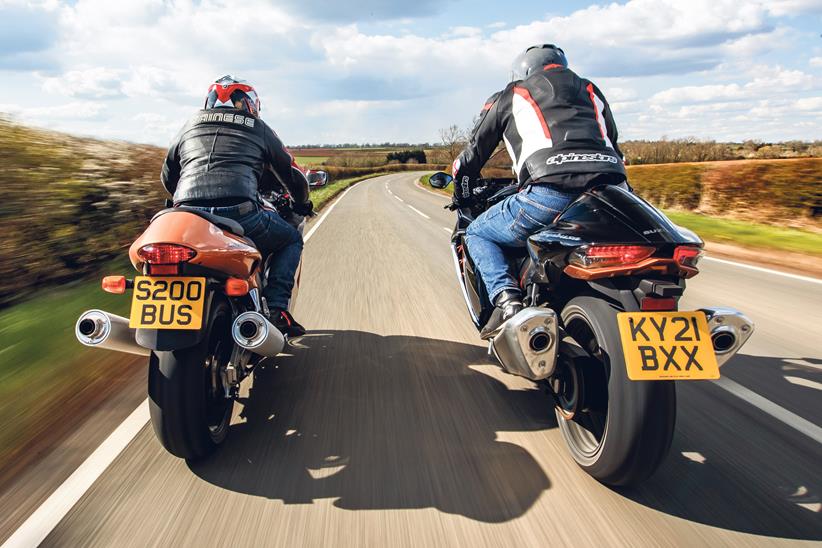 2022 Suzuki Hayabusa and original rear