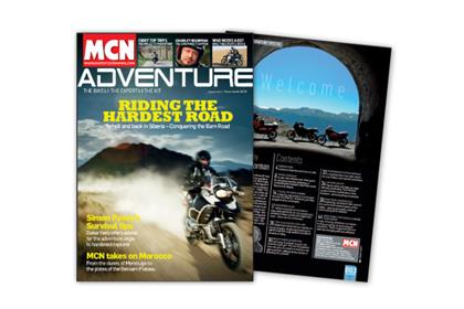 MCN Adventure - included with next week's MCN (24 August)