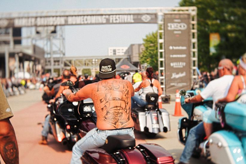 Harley-Davidson homecoming rideout