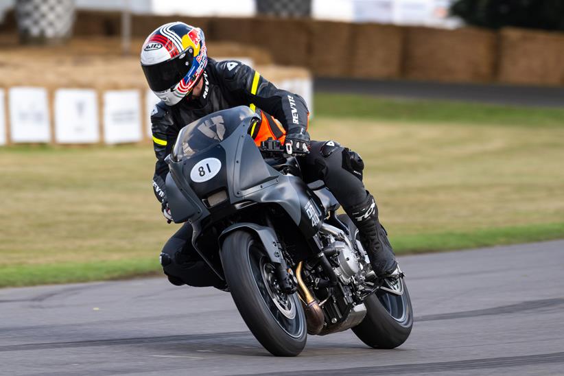 Yamaha DB40 concept ridden at Goodwood Festival of Speed