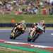 Liam Delves battles Hector Barbera at Snetterton