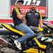 Liam Delves with TAG Racing Honda boss Gary Winfield