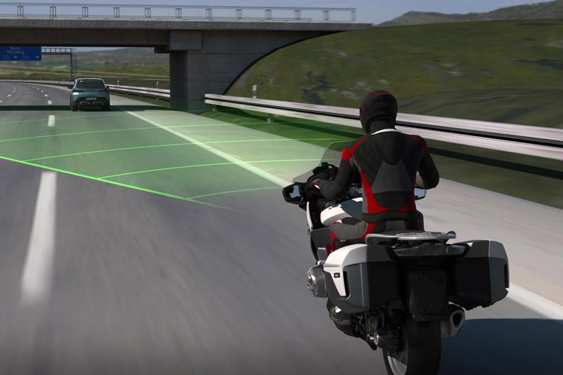 How the BMW collision warning will work on the road