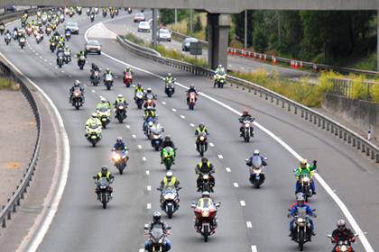 A similar protest on London's North Circular over parking charges