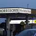 Motorcyclists wearing helmets have assaulted petrol station staff, according to Morrisons.