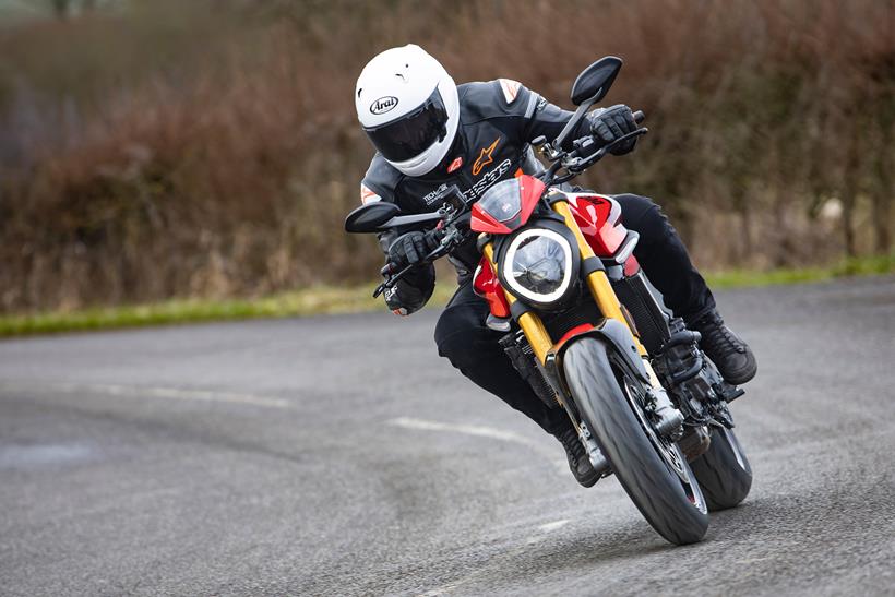 Ducati Monster SP on the road