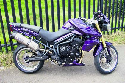 Triumph Tiger 800 supermoto Jack Lilley special