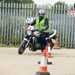 CBT cone slalom ridden by learner