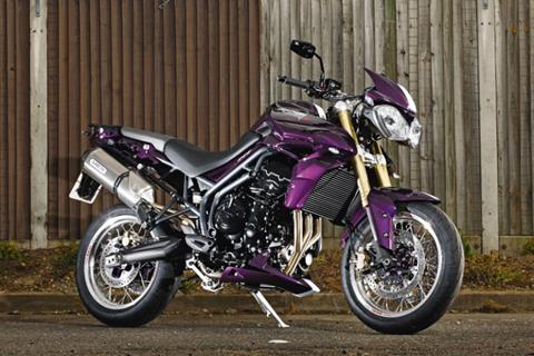 First Triumph Tiger 800 Supermoto