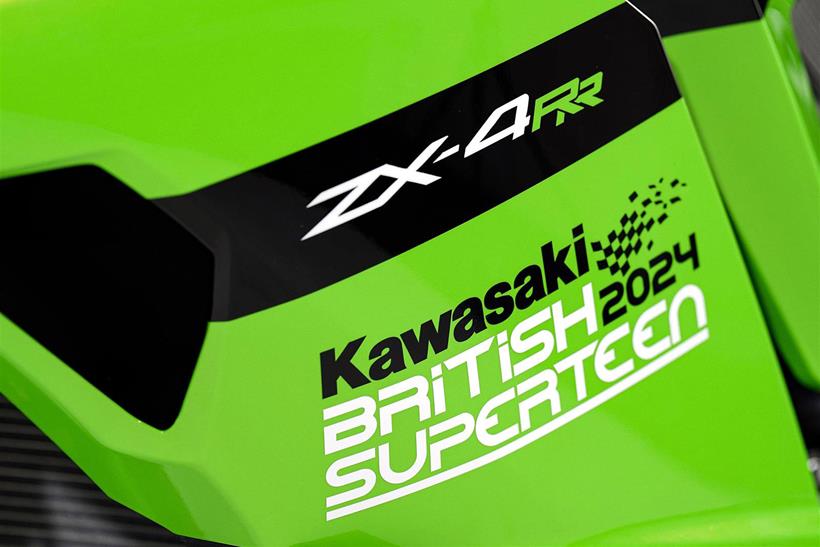 Kawasaki ZX-4RR Superteen fuel tank badge