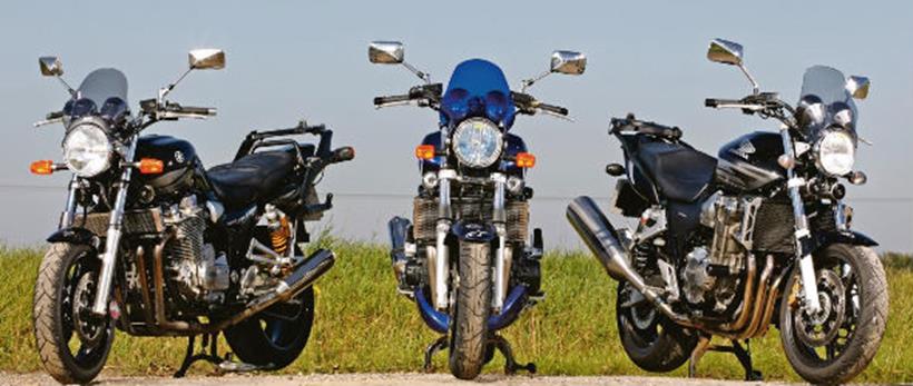 Suzuki GSX1400 v Yamaha XJR1300 v Honda CB1300