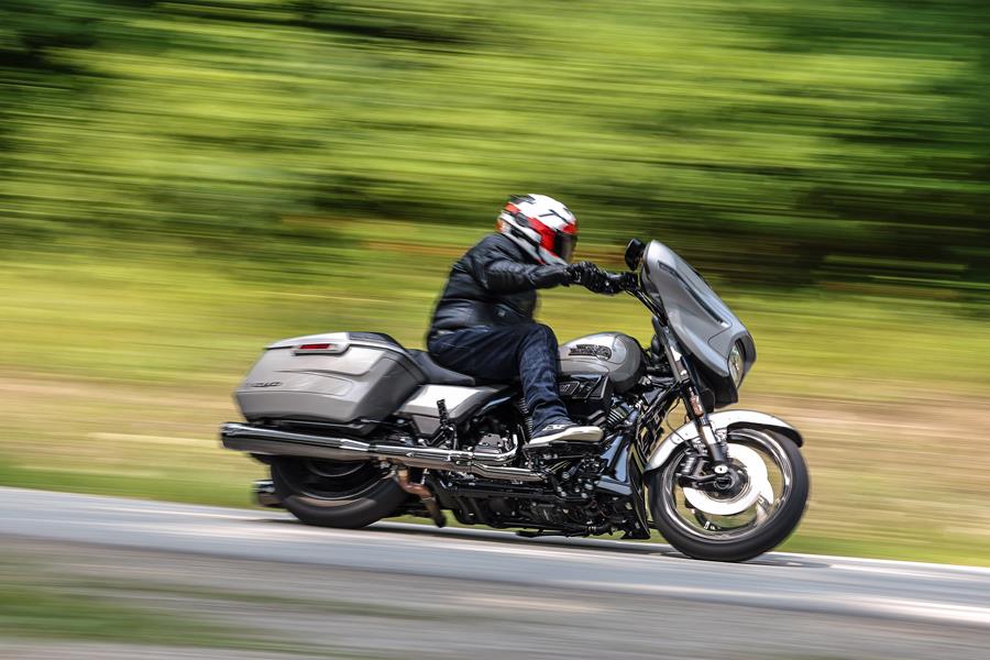 Harley-Davidson CVO121 Street Glide right side on the road