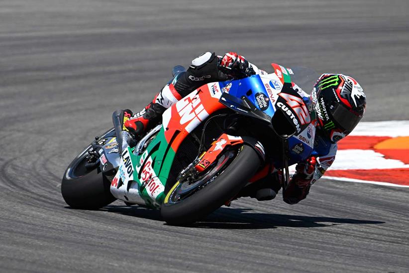 Alex Rins in action for LCR Honda at COTA