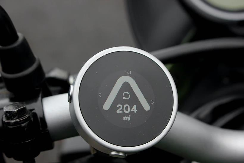 Beeline Moto display in compass mode