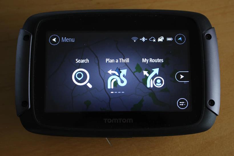 TomTom Rider 550 route options