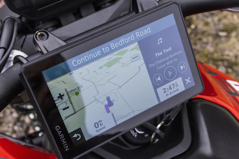 Garmin Zumo XT route instructions