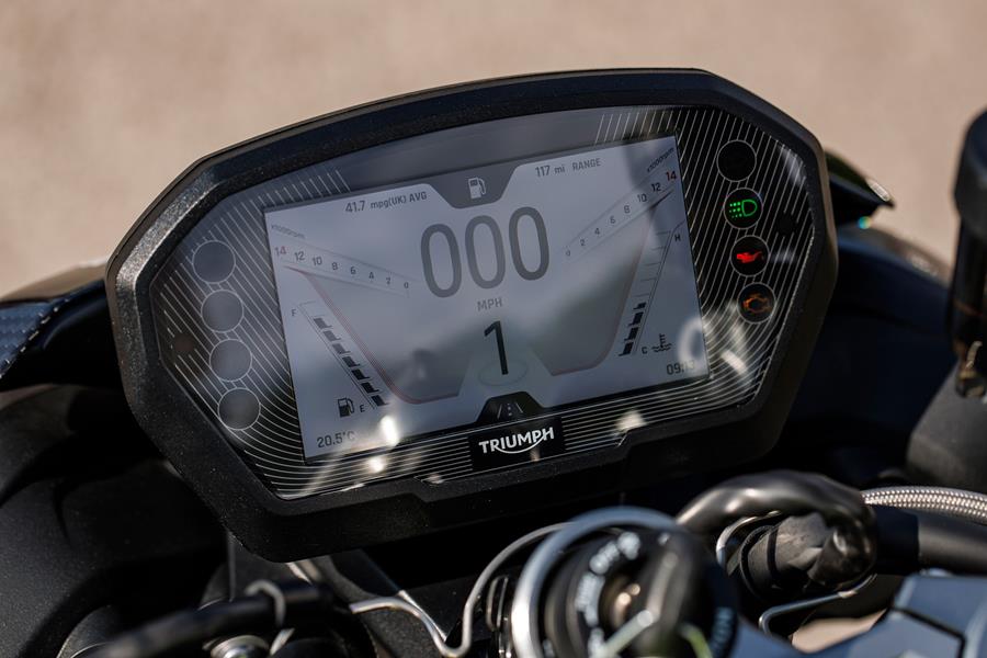 Triumph Street Triple 765 Moto2 Edition dash