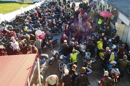 Spanish rally draws classic Brit bikers 