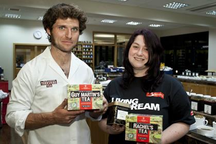 Guy Martin creates own tea blend with competition winner 