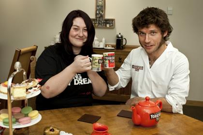 Guy Martin creates own tea blend with competition winner 