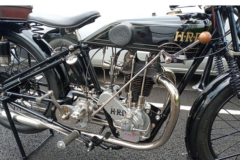 1926 HRD TT Replica engine