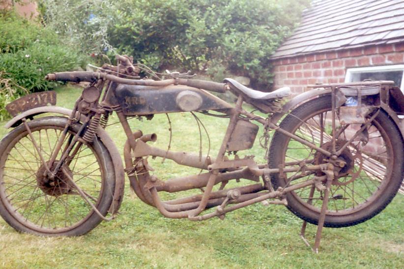 1926 HRD TT Replica before the restoration