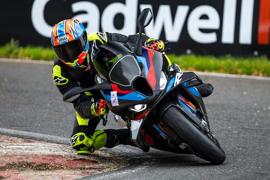 2023 BMW M1000RR on track at Cadwell Park