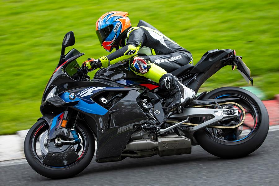 2023 BMW M1000RR left side on track