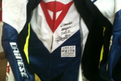 Bid on Rossi's signed leathers and help charity DEBRA in the process