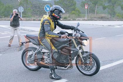 2013 Triumph Street Triple 675 spied