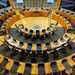 The Senedd Welsh Parliament chamber