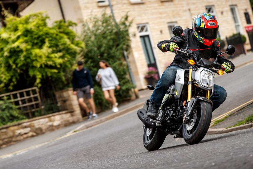 Honda Grom on the road