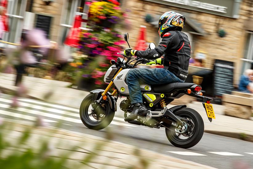 Honda MSX125 Grom in town centre