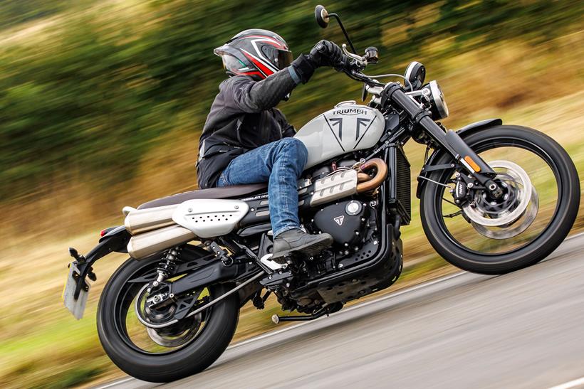 Rider on Triumph Scrambler 1200