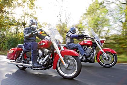 Harley Switchback vs. Victory Cross Roads Tour 