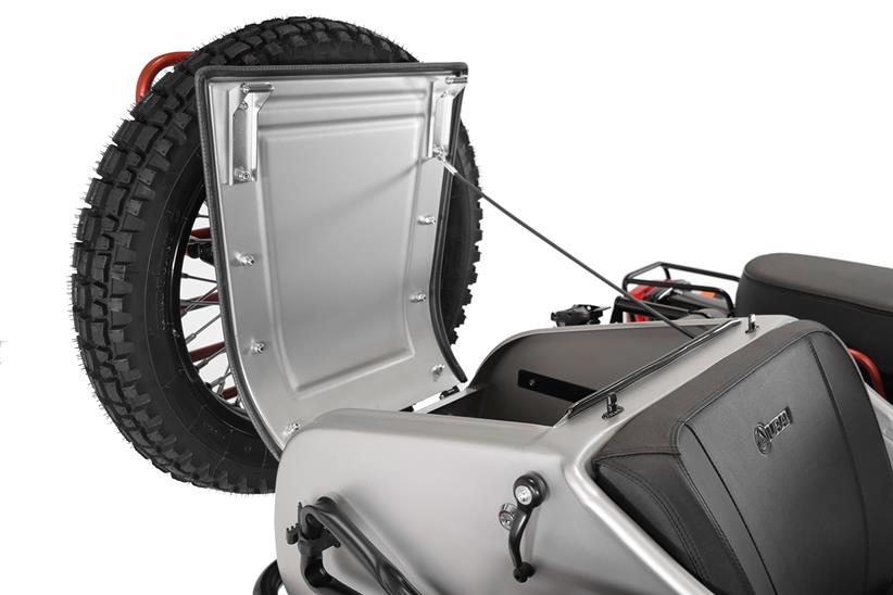 Ural Gear Up Expedition sidecar rear luggage space