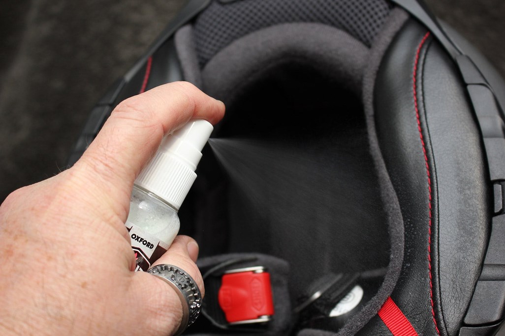MCN's step by step how-to on cleaning your helmet in and out